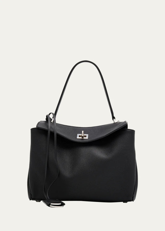 Black Leather Handbag