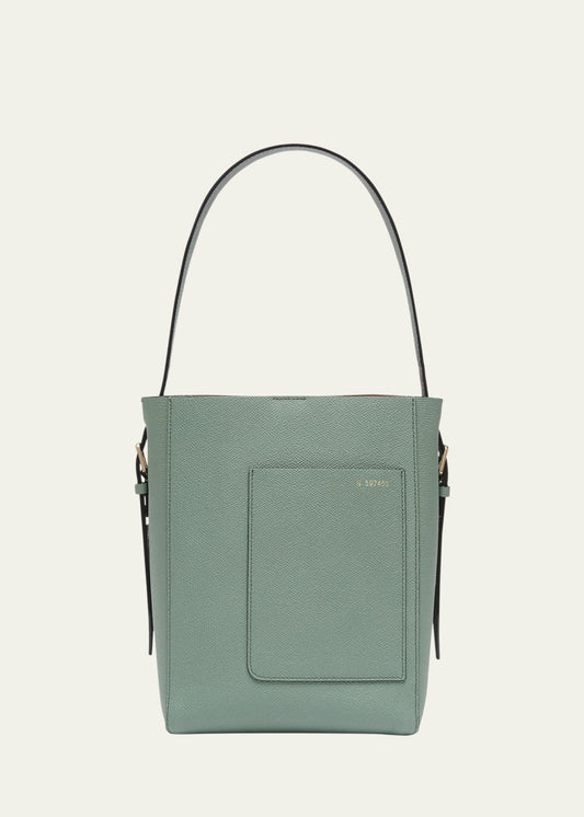 Green Leather Bucket bag