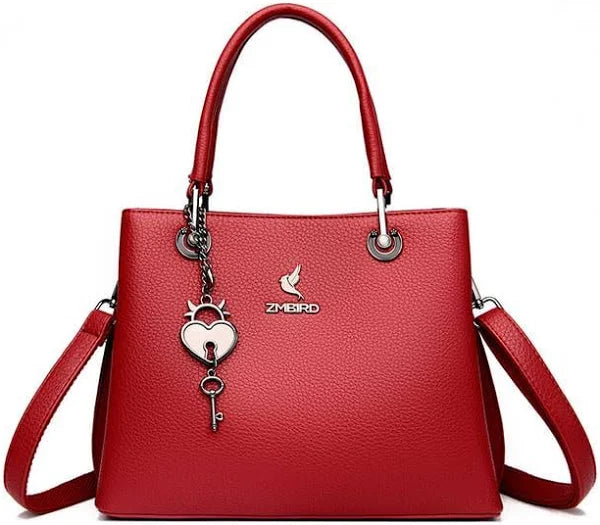 Tote Bag with Key Charm